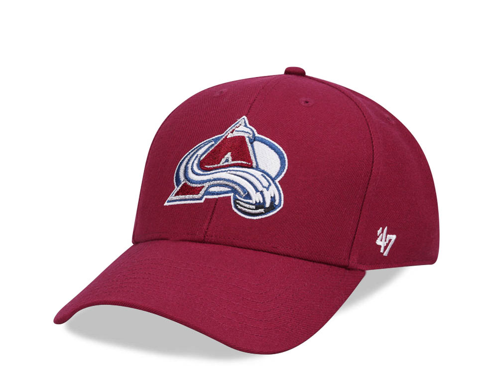 47Brand Colorado Avalanche Cardinal Ballpark MVP Snapback Cap