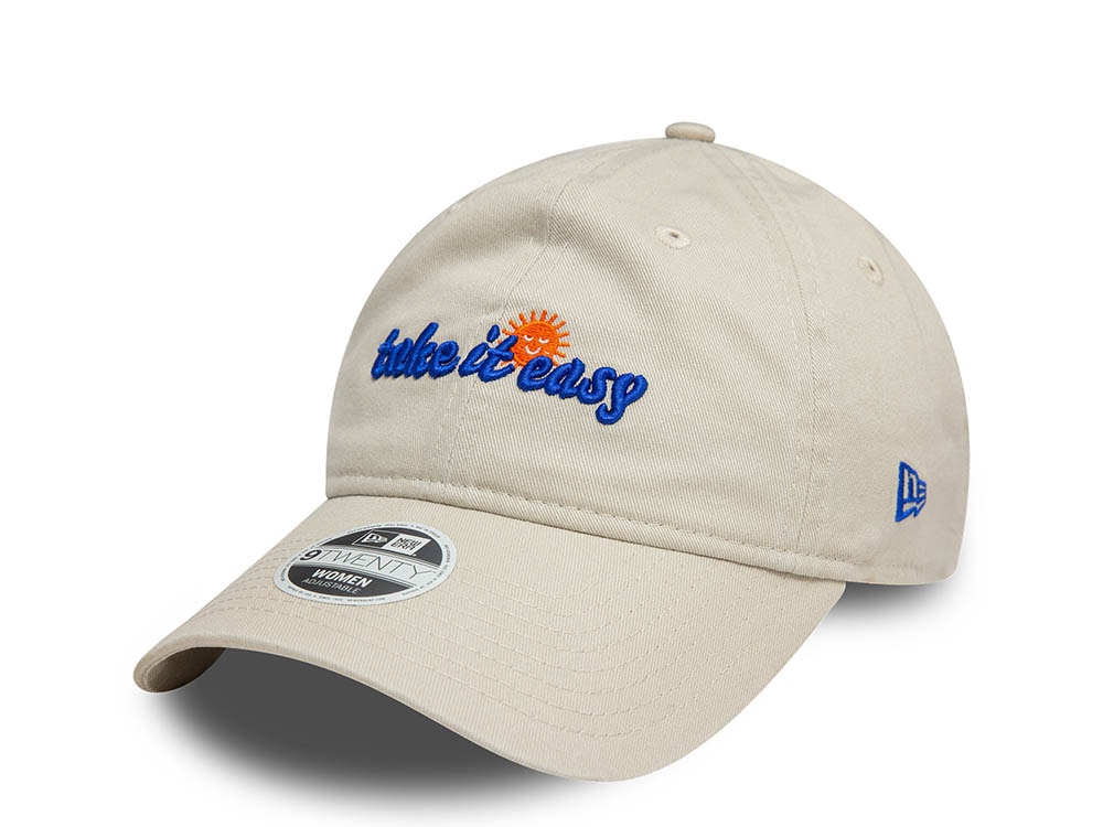 New Era Take It Easy Stone Womens 9Twenty Strapback Cap