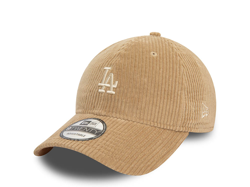 New Era Los Angeles Dodgers Light Brown Cord 9Twenty Strapback Cappellini