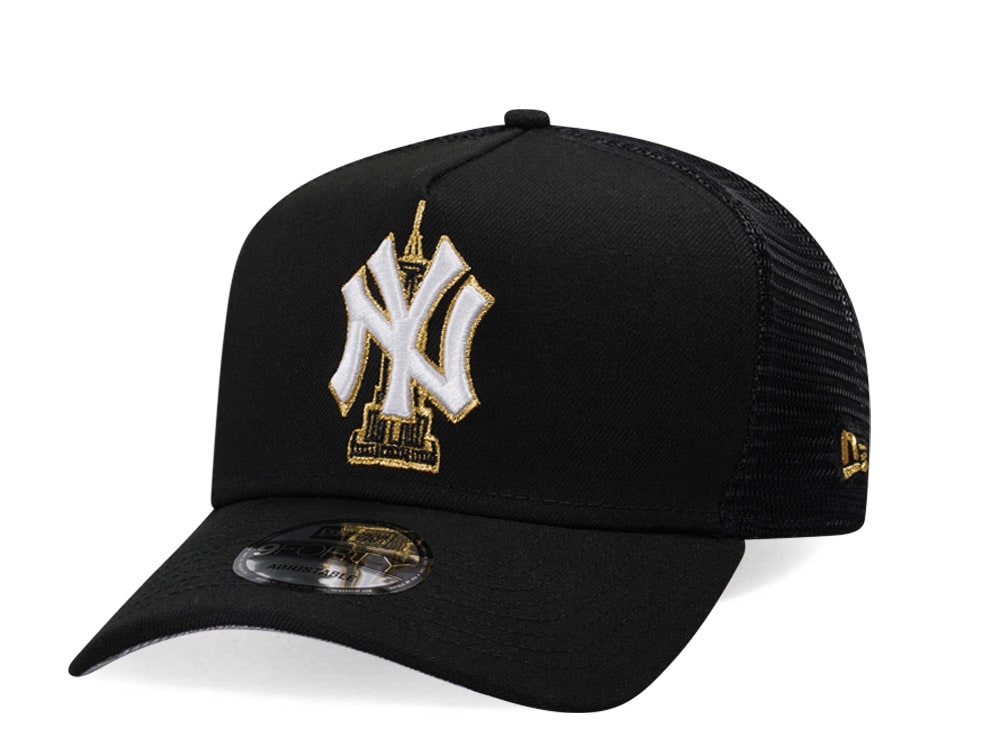 New Era New York Yankees Classic Black Trucker A Frame 9Forty Snapback Cappelini