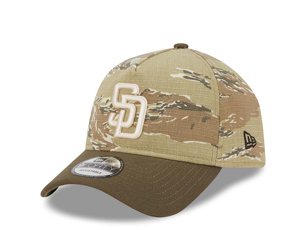 New Era San Diego Padres Tiger Camo Two Tone 9Forty A Frame Snapback Cappellini