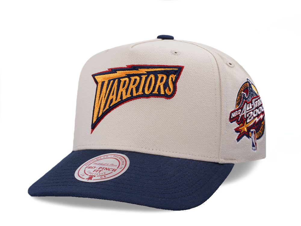 Mitchell & Ness Golden State Warriors All Star 2000 Two Tone Pro Pinch A Frame Snapback Cappellini