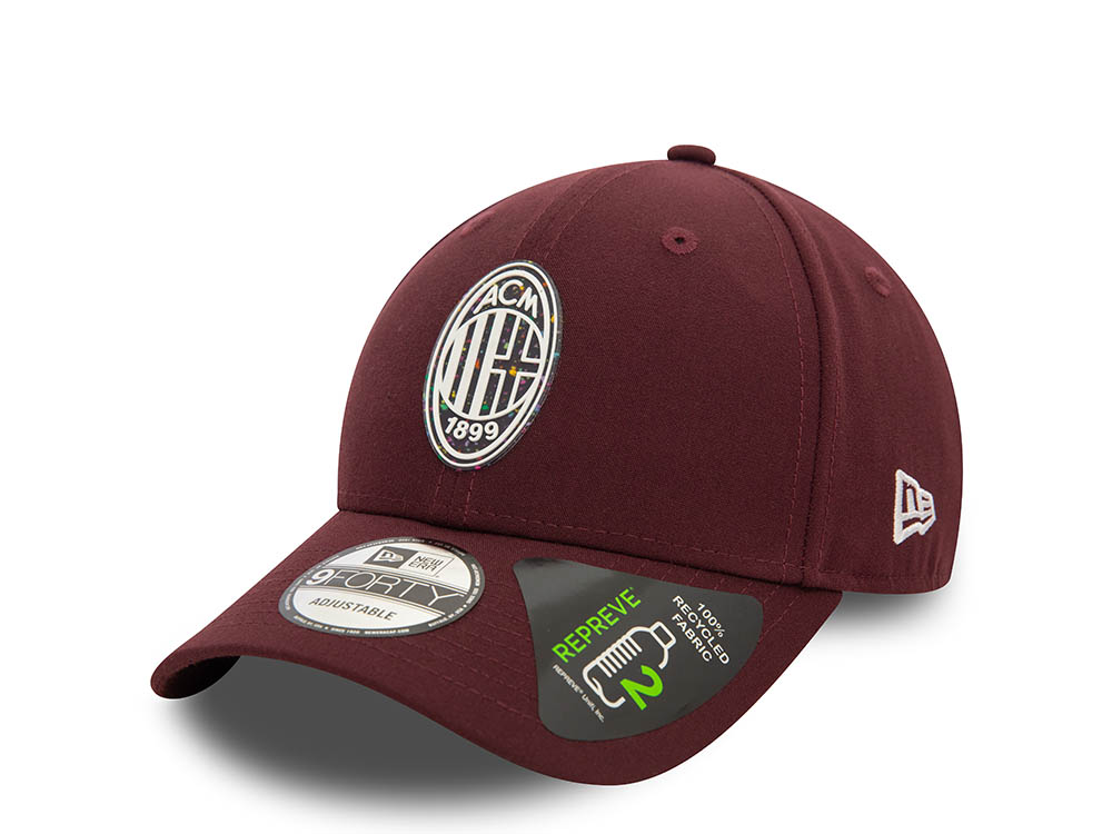 New Era AC Milan Repreve Fleck Crest 9Forty Strapback Cappellini