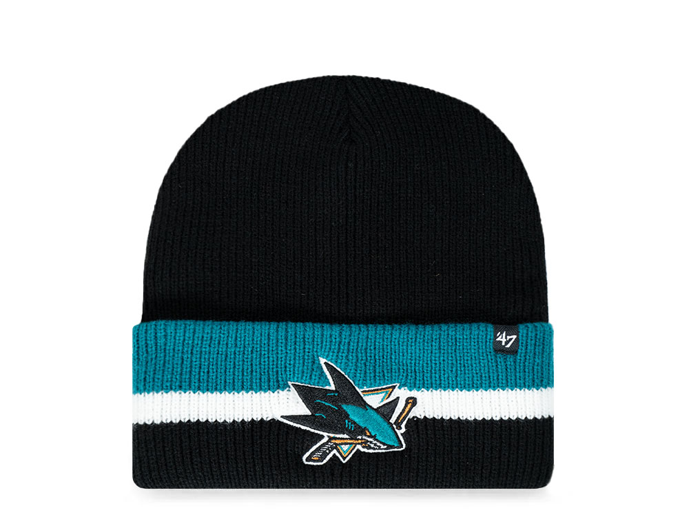 47Brand San Jose Sharks Black Split Cappelli