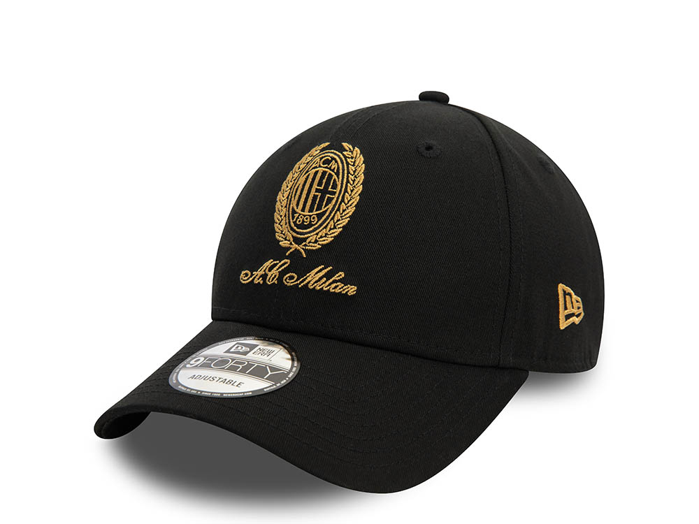 New Era AC Milan Black Gold 9Forty Strapback Cappellini