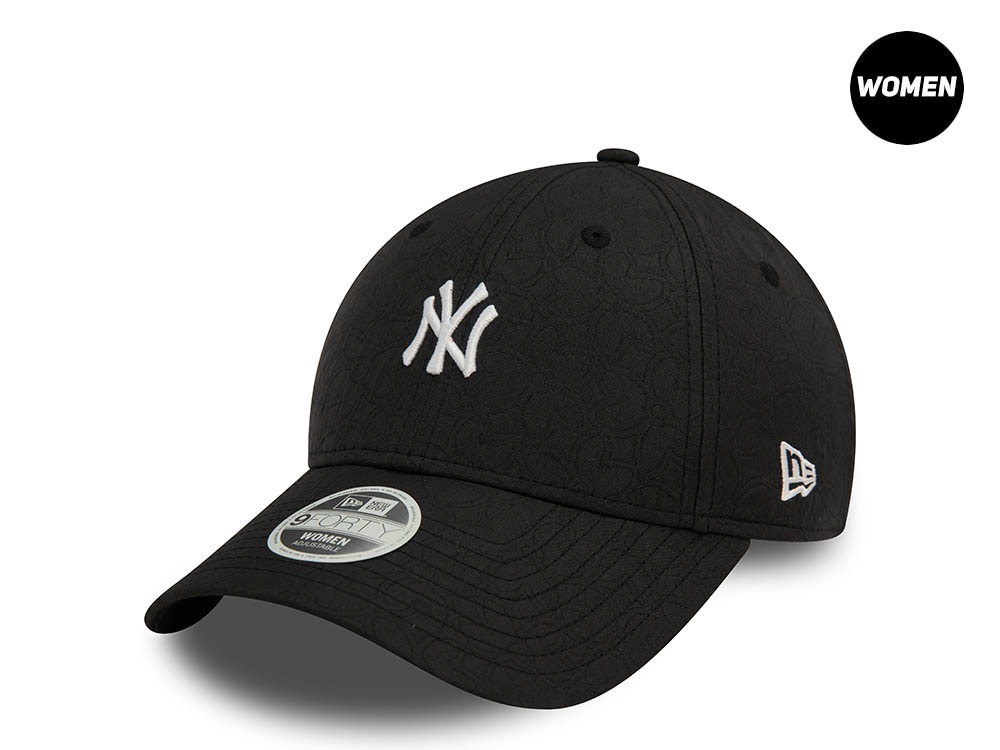 New Era New York Yankees Black Jacquard Womens 9Forty Snapback Cappellini