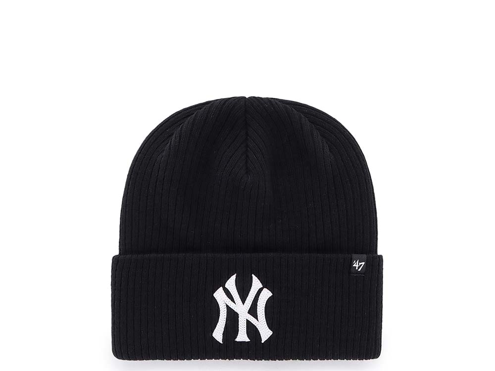 47Brand New York Yankees Black Chain Stitch Cappelli