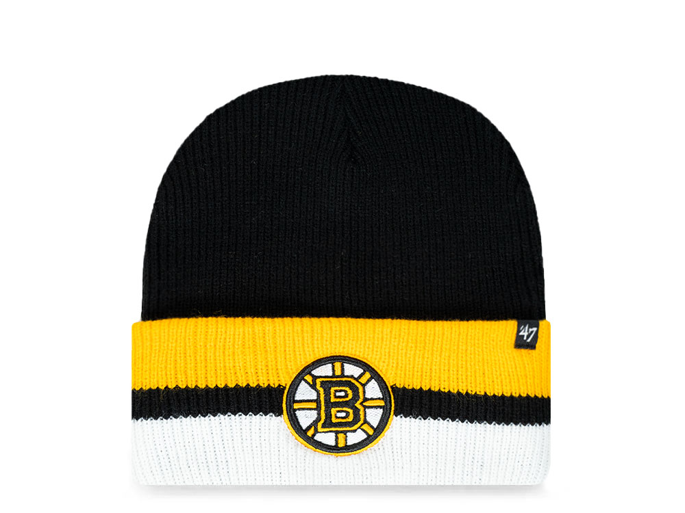 47Brand Boston Bruins Black Split Cappelli