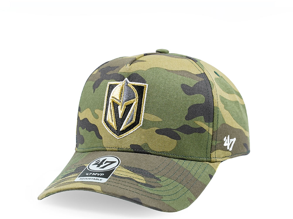 47Brand Vegas Golden Knights Camo Grove Classic DT Snapback Cap