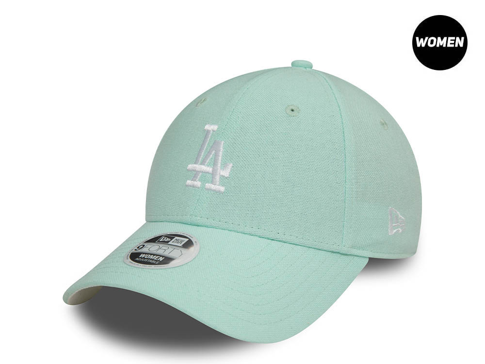 New Era Los Angeles Dodgers Teal Linen Womens 9Forty Strapback Cappellini