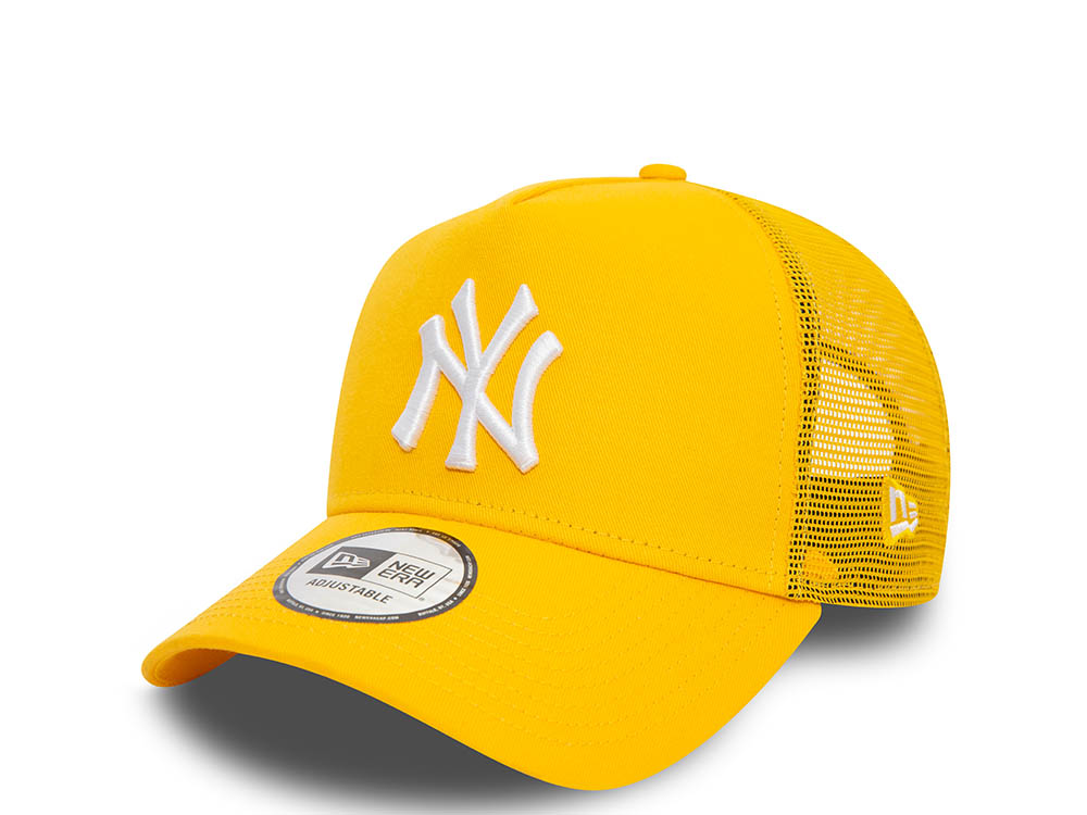 New Era New York Yankees Yellow A Frame Trucker Snapback Cappellini