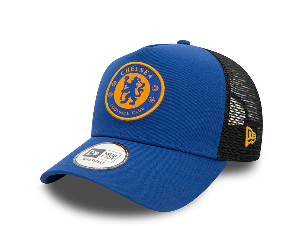 New Era FC Chelsea Royal A Frame Trucker Snapback Cappellini