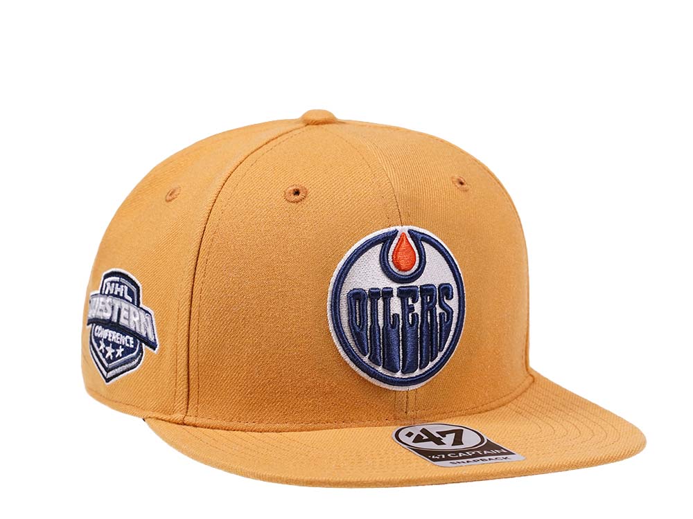 47brand Edmonton Oilers Grinder Edition Captain Snapback Cap