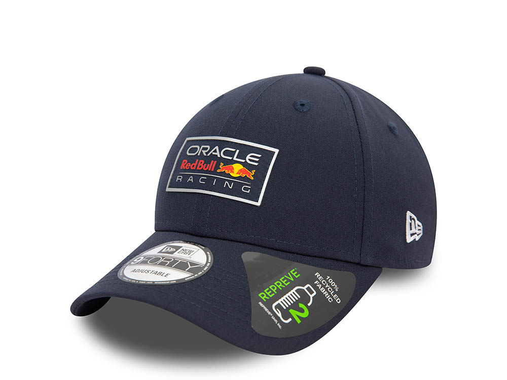 New Era Red Bull Racing Navy Repreve 9Forty Strapback Cappellini