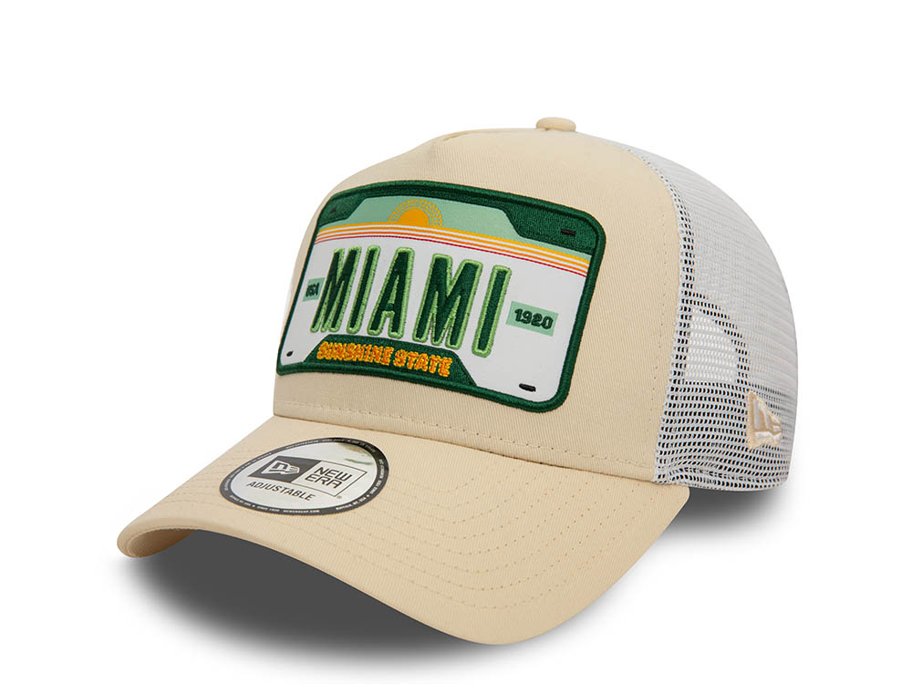 New Era Miami Sunshine State Trucker A Frame Snapback Cappellini