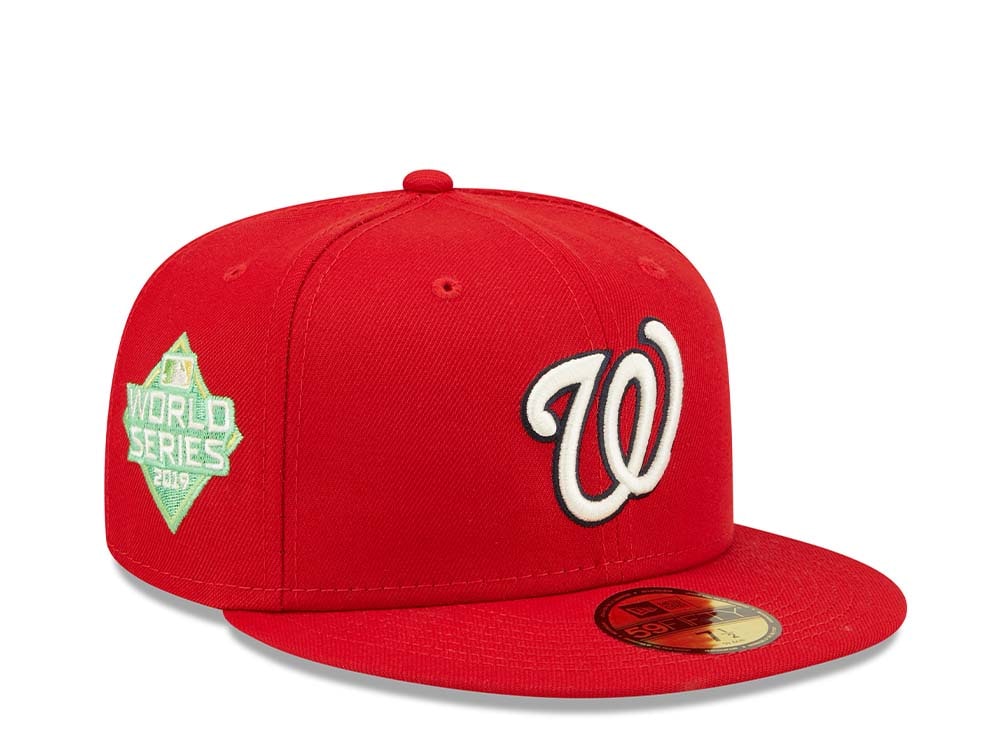 New Era Washington Nationals Citruspop Patch World Series 2019 59fifty Fitted Cap