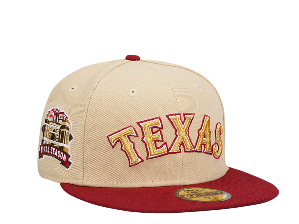 New Era Texas Rangers Final Season Vegas Two Tone Edition 59Fifty Fitted Cap