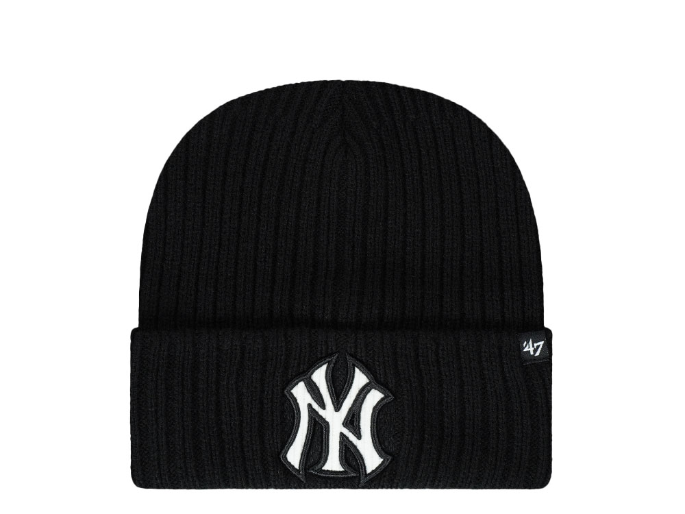 47Brand New York Yankees Black Thick Cord Logo Cappelli