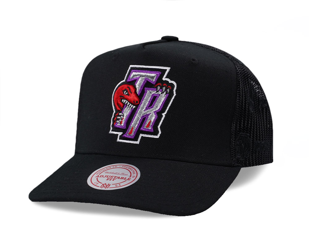 Mitchell & Ness Toronto Raptors Black Monogram Trucker Edition Snapback Cappellini