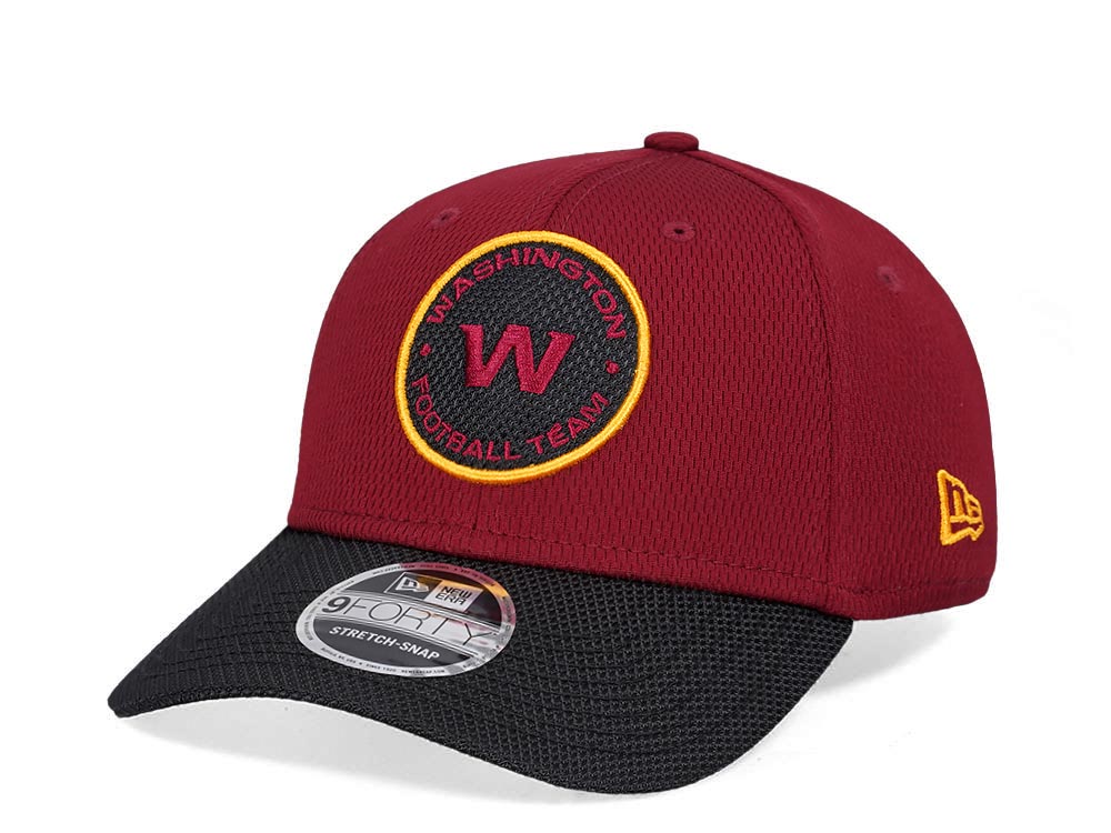 New Era Washington Football Team Road Sideline 9Forty Stretch Snapback Cap