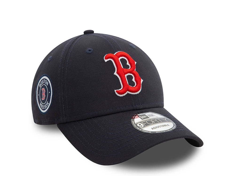 New Era Boston Red Sox Navy 9Forty Strapback Cappellini