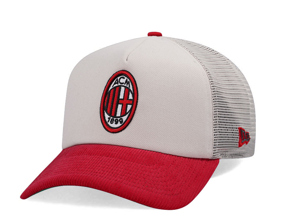 New Era AC Milan Stone Trucker 9Forty A Frame Snapback Cap