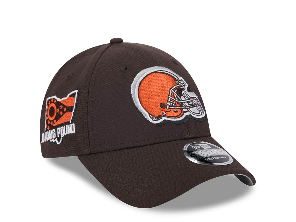 New Era Cleveland Browns NFL24 Draft 9Forty Stretch Snapback Cappellini