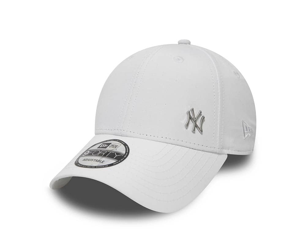 New Era New York Yankees White Basic Flawless 9Forty Strapback Cappellini