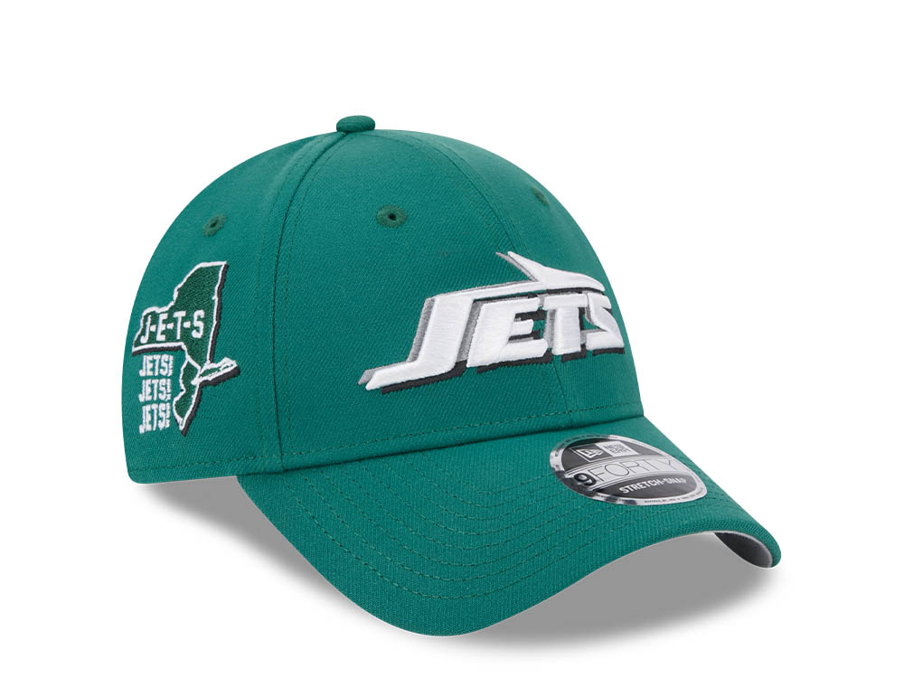 New Era New York Jets NFL24 Draft 9Forty Stretch Snapback Cappellini