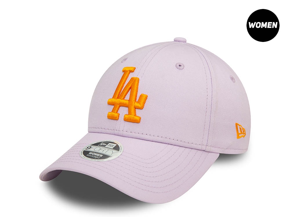 New Era Los Angeles Dodgers League Orange and Purple Womens 9Forty Snapback Cappellini