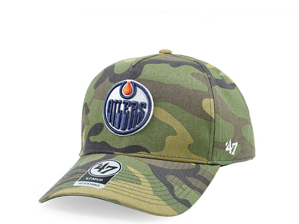 47Brand Edmonton Oilers Camo Grove Classic DT Snapback Cap