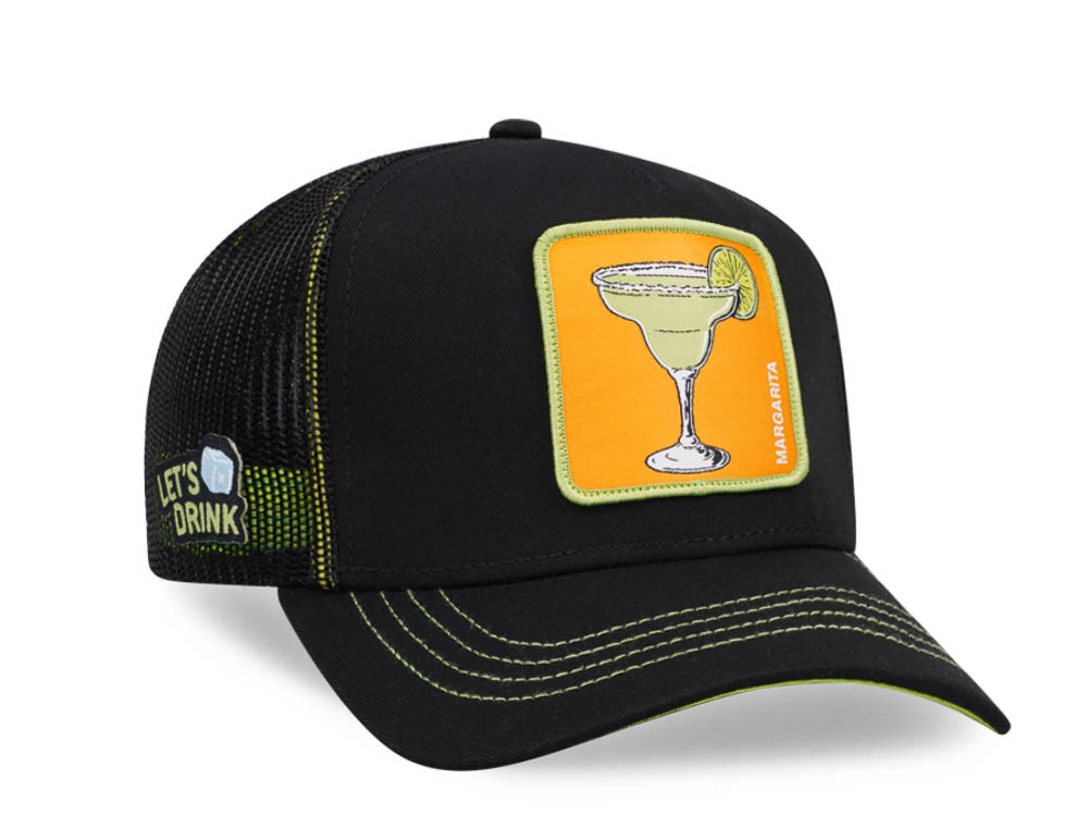 Capslab Cocktails Margarita Black Trucker Snapback Cap