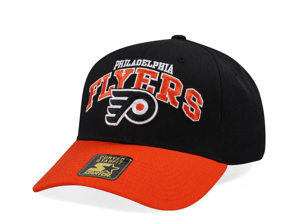 Starter Philadelphia Flyers Crowd Pleaser Edition Black Curved Snapback Cap