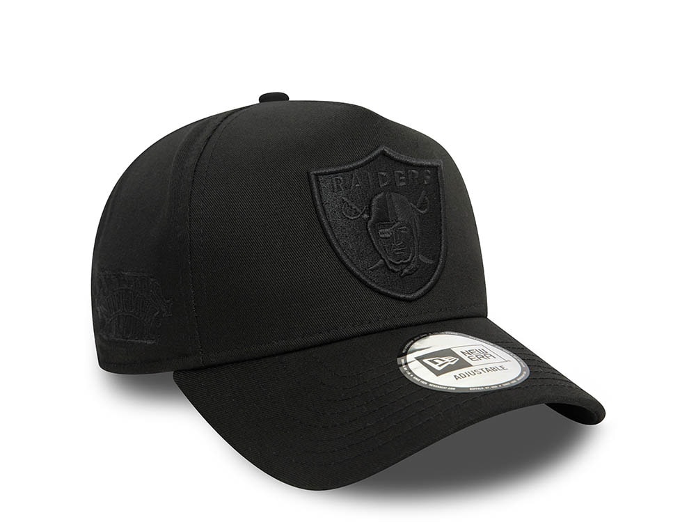 New Era Las Vegas Raiders Monochrome Black A Frame Snapback Cappellini