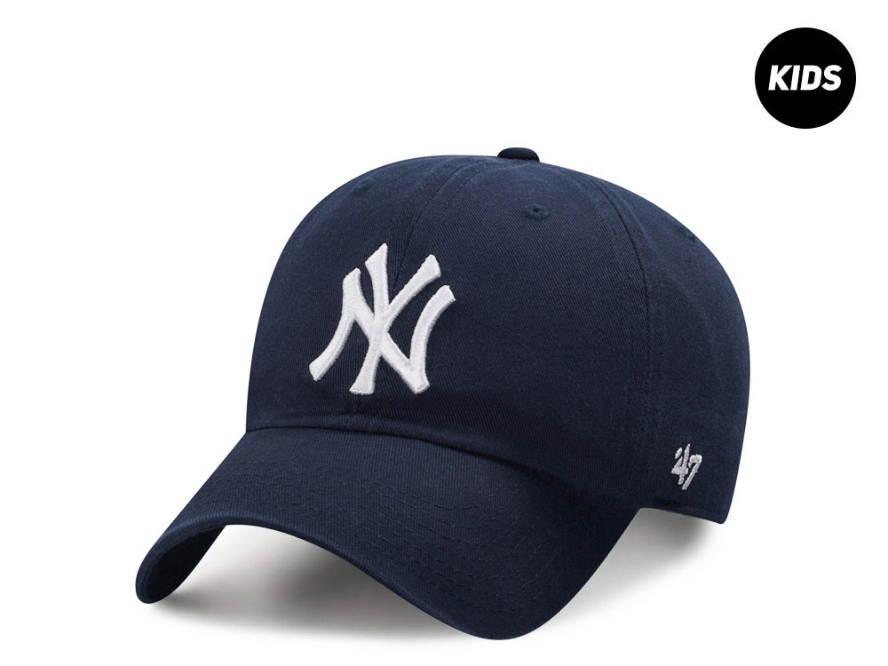 47Brand New York Yankees Navy Clean Up Kids Strapback Cap