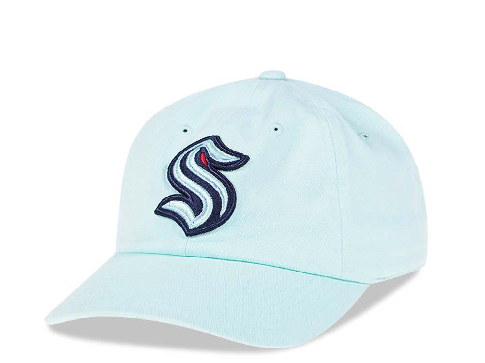 American Needle Seattle Kraken Teal Casual Strapback Cap