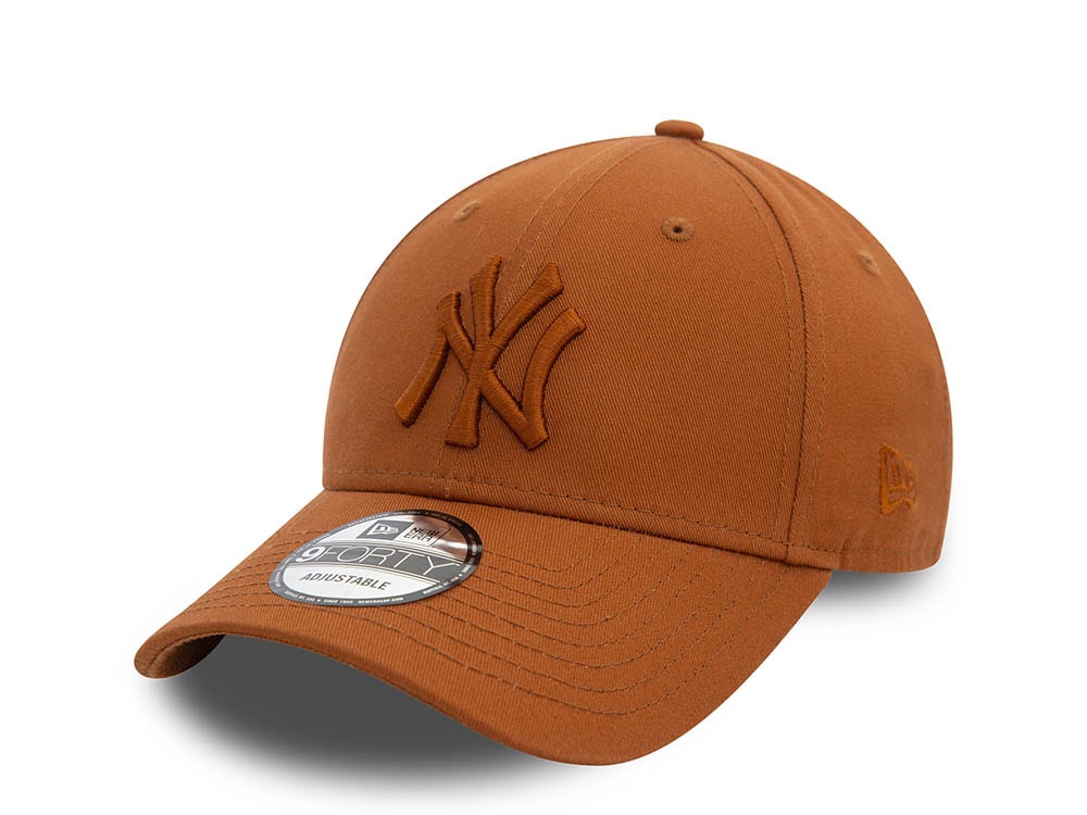 New Era New York Yankees Essential League Brown 9Forty Strapback Cappellini