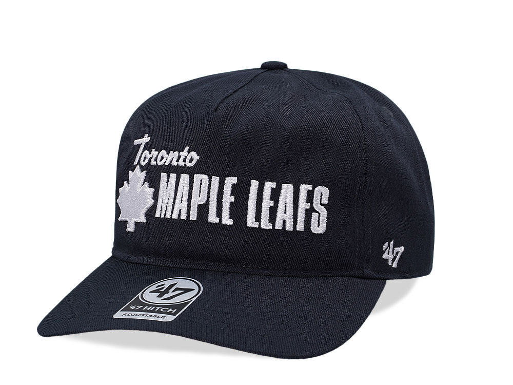 47Brand Toronto Maple Leafs Navy Shadow 47 Hitch Snapback Cap