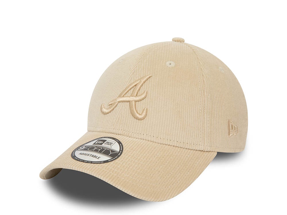 New Era Atlanta Braves Cord Stone 9Forty Strapback Cappellini