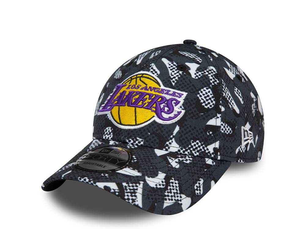 New Era Los Angeles Lakers Seasonal Print Edition 9Forty Snapback Cappellini