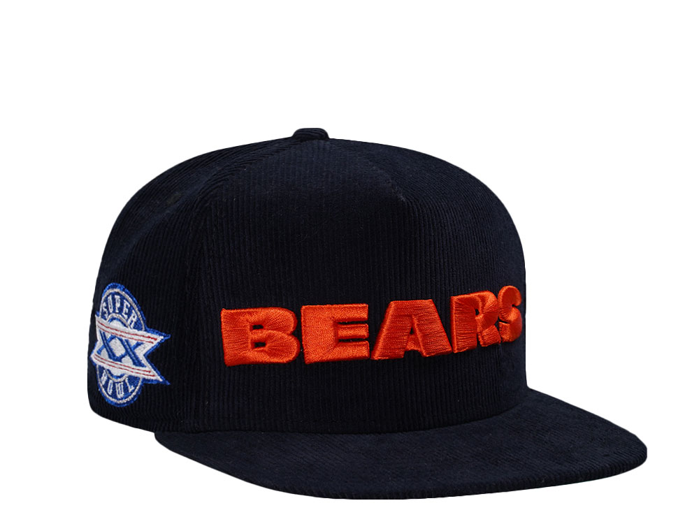 New Era Chicago Bears Corduroy Throwback Edition 59Fifty A Frame Fitted Cap