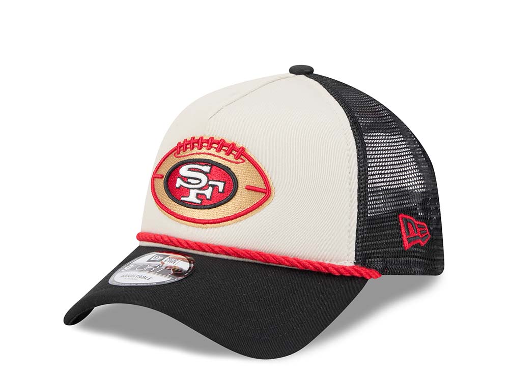 New Era San Francisco 49ers Sideline 2024 9Forty A Frame Trucker Snapback Cappellini