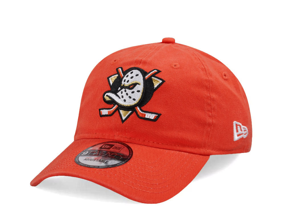 New Era Anaheim Ducks NHL Injection 2024 Orange 9Twenty Snapback Cap