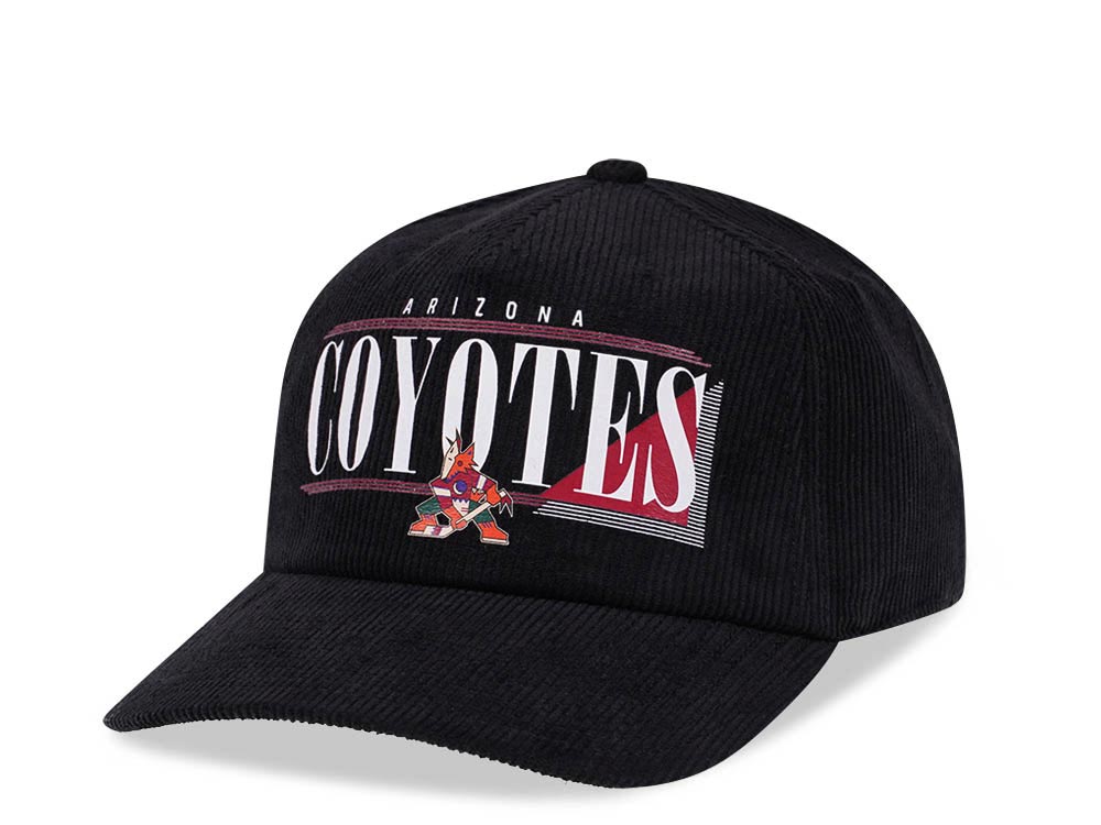 American Needle Arizona Coyotes Black Cord Snapback Cap