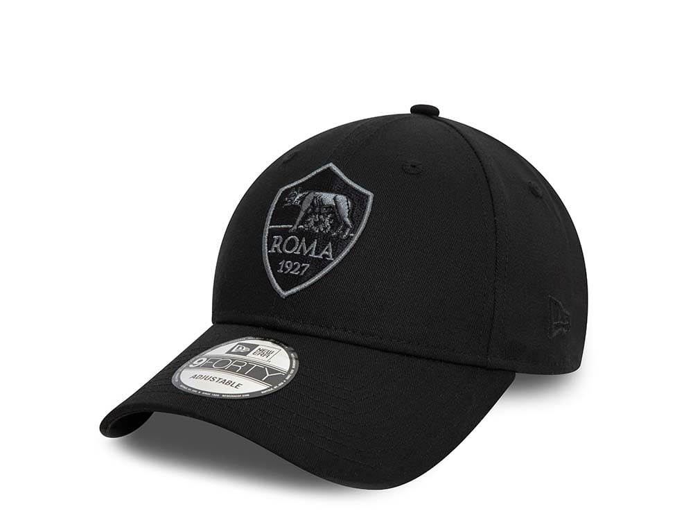 New Era AS Roma Black Gray 9Forty Strapback Cappellini