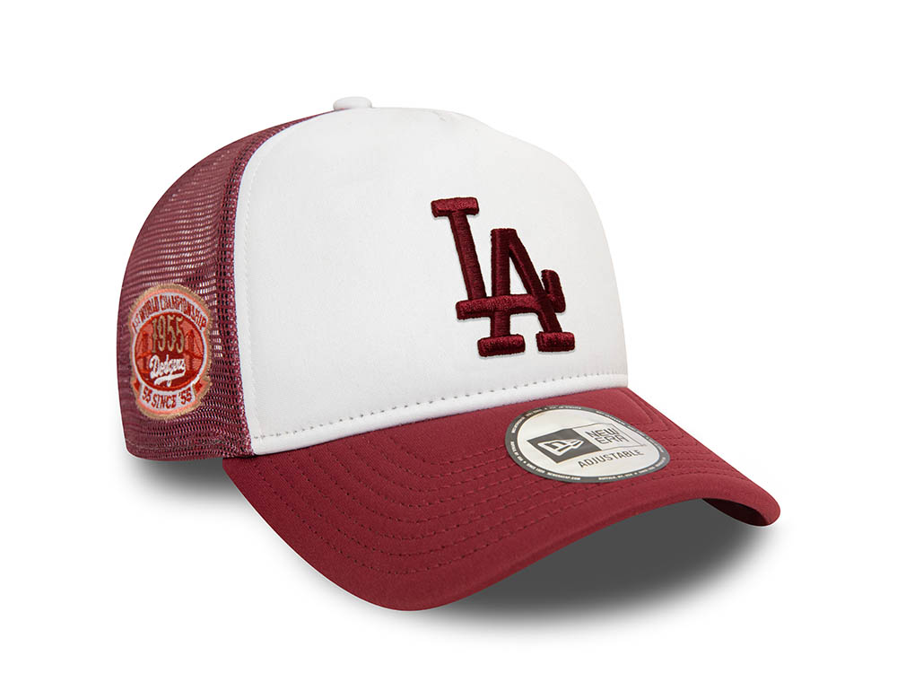 New Era Los Angeles Dodgers World Series 1955 Foam Trucker A Frame Snapback Cappellini