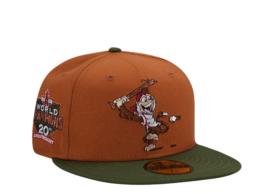 New Era Anaheim Angels 20th World Champions Anniversary Mascot Two Tone Edition 59Fifty Fitted Cap