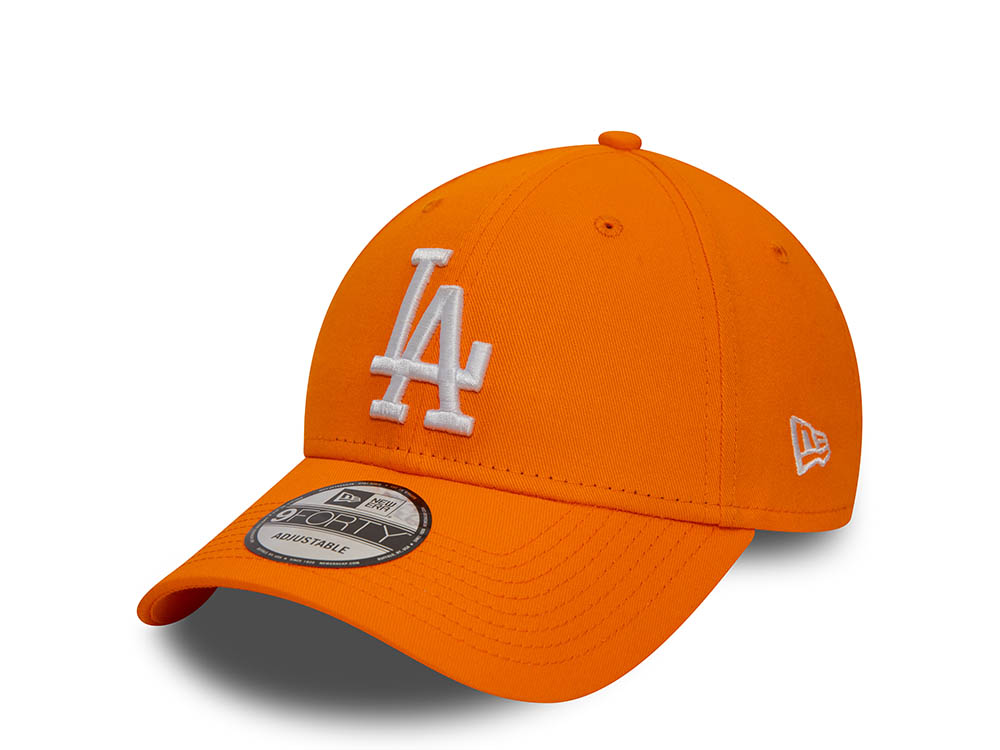 New Era Los Angeles Dodgers League Essential Orange 9Forty Strapback Cappellini