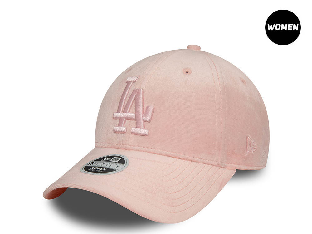 New Era Los Angeles Dodgers Pink Velour Womens 9Forty Snapback Cappellini