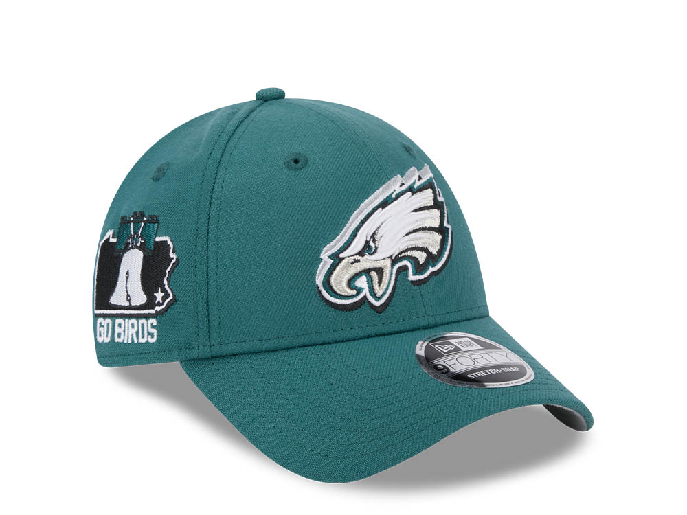 New Era Philadelphia Eagles NFL24 Draft 9Forty Stretch Snapback Cappellini